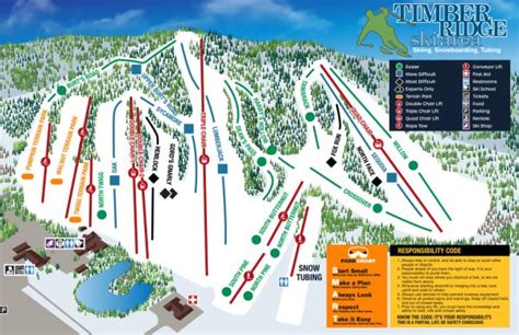 Timber ridge ski - Trail map of the ski resort Timber Ridge – Big River, Trail map Timber Ridge – Big River Season 2023/2024